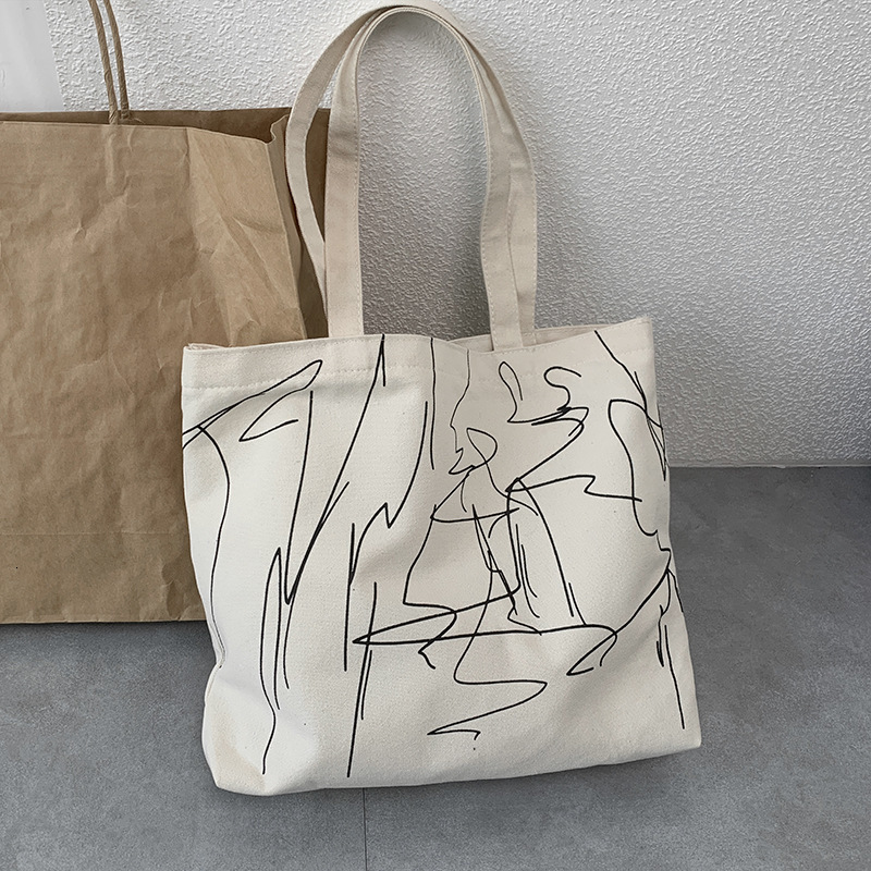 Evening Bags Foldable Simple Shoulder Reusable Canvas Eco Shopping Large Capacity Tote for Women Line Design Fashion Handbag 230203, Beige
Evening Bags Foldable Simple Shoulder Reusable Canvas Eco Shopping Large Capacity Tote for Women Line Design Fashion Handbag 230203, Beige