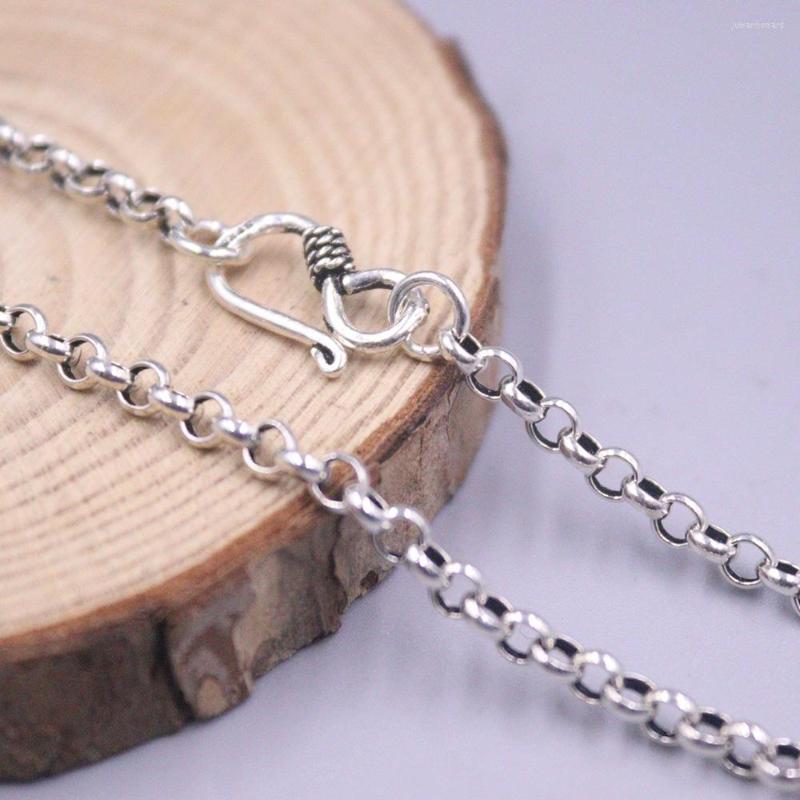 Chains Real 925 Sterling Silver Necklace 3.5mm Rolo Link Chain 23.6inch 60cm Stamped S925 Classic Design
Chains Real 925 Sterling Silver Necklace 3.5mm Rolo Link Chain 23.6inch 60cm Stamped S925 Classic Design