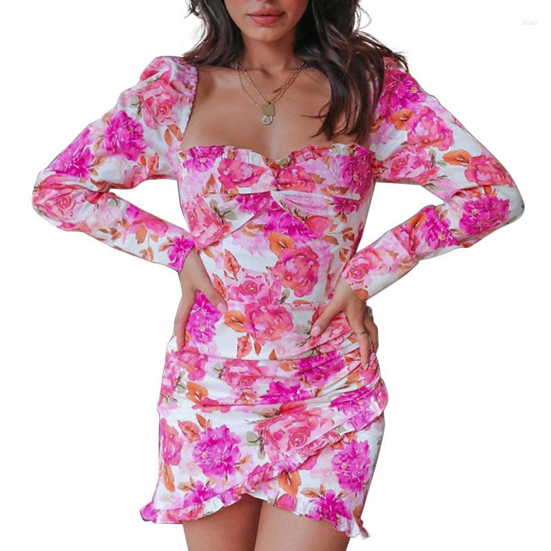Casual Dresses Hirigin Women Vintage Floral Mini Dress Ladies Autumn Beach Long Sleeve, Multi
Casual Dresses Hirigin Women Vintage Floral Mini Dress Ladies Autumn Beach Long Sleeve, Multi