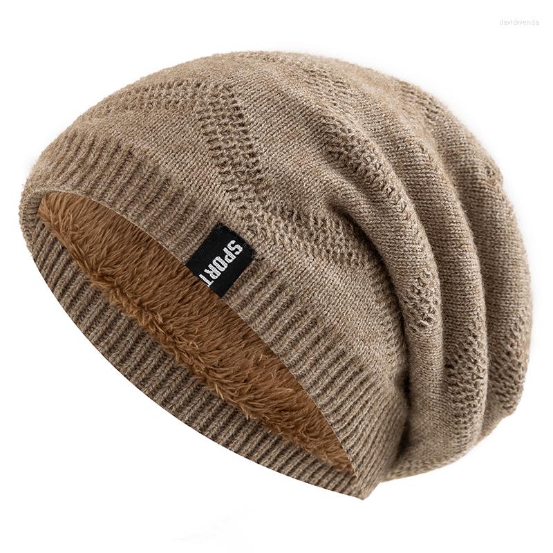 Berets Unisex Slouchy Winter Hats Add Fur Lined Men And Women Warm Beanie Cap Casual Label Decor Knitted, Black
Berets Unisex Slouchy Winter Hats Add Fur Lined Men And Women Warm Beanie Cap Casual Label Decor Knitted, Black