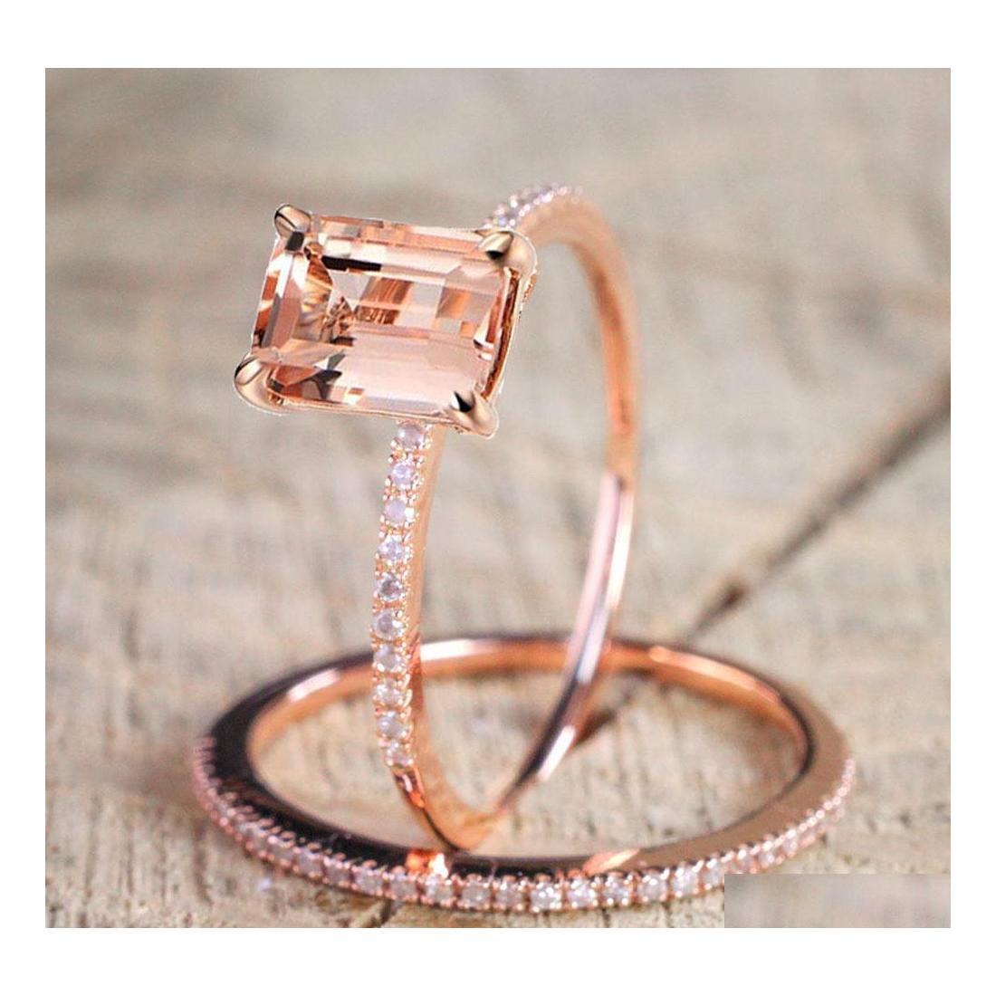 With Side Stones Fashion Rose Gold Diamond Ring For Women Luxury Original Round Jewelry Lady Engagement Gem Stone King Gift Drop Deli Otmcl
With Side Stones Fashion Rose Gold Diamond Ring For Women Luxury Original Round Jewelry Lady Engagement Gem Stone King Gift Drop Deli Otmcl