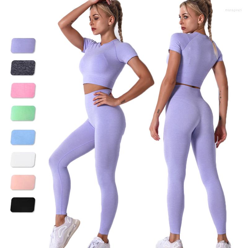 Active Sets Summer Sport Set Women 2PCS Two Piece Purple Crop Top Tops Leggings Yoga Suit Workout Seamless Polyester Gym -40, Dark gray
Active Sets Summer Sport Set Women 2PCS Two Piece Purple Crop Top Tops Leggings Yoga Suit Workout Seamless Polyester Gym -40, Dark gray