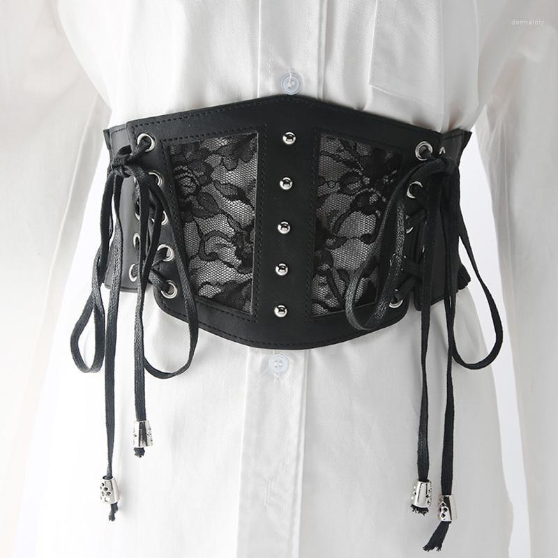 Belts Lace Up PU Leather Women Corset Belt Dress Girdle Elastic Waistband Cummerbunds Body Slimming Wide Fashion Punk SexyBelts Donn22, White
Belts Lace Up PU Leather Women Corset Belt Dress Girdle Elastic Waistband Cummerbunds Body Slimming Wide Fashion Punk SexyBelts Donn22, White