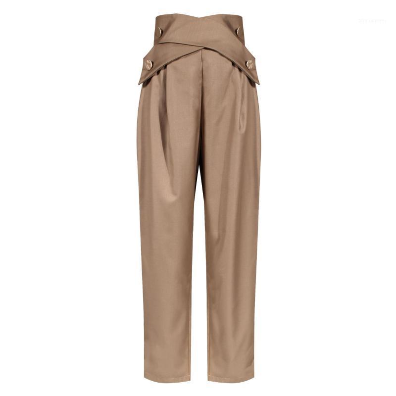 Women' Pants Casual Trousers 2023 Spring And Summer Super Large Metal Buckle Cross Straps High Waist Slimming Carrot & Capris, Photo color
Women' Pants Casual Trousers 2023 Spring And Summer Super Large Metal Buckle Cross Straps High Waist Slimming Carrot & Capris, Photo color