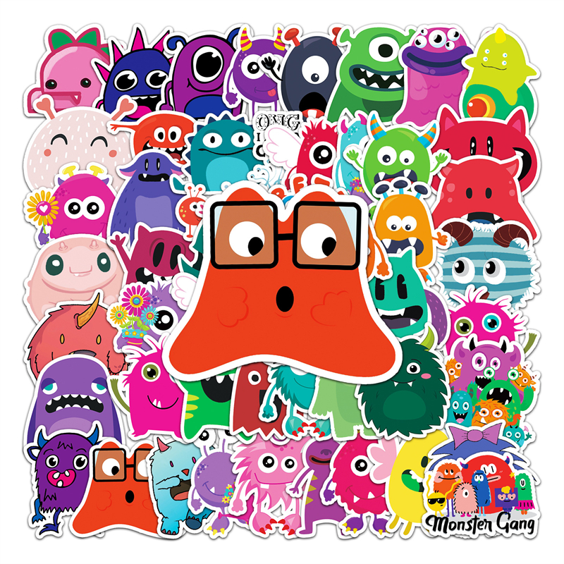 50 PCS Water Bottle Stickers for Kids Girls Teens Vinyl Vsco Waterproof Cute Aesthetic Stickers TZ-XGS-377 monster, Multi colors
50 PCS Water Bottle Stickers for Kids Girls Teens Vinyl Vsco Waterproof Cute Aesthetic Stickers TZ-XGS-377 monster, Multi colors