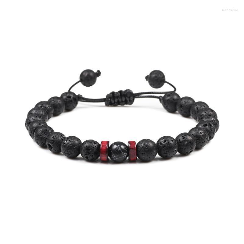 Strand Beaded Strands Natural Lava Rock Stone Bracelet Tibetan Buddha Woodens Beads Braided Men Women Armband Jewelry Accessories Gift
Strand Beaded Strands Natural Lava Rock Stone Bracelet Tibetan Buddha Woodens Beads Braided Men Women Armband Jewelry Accessories Gift