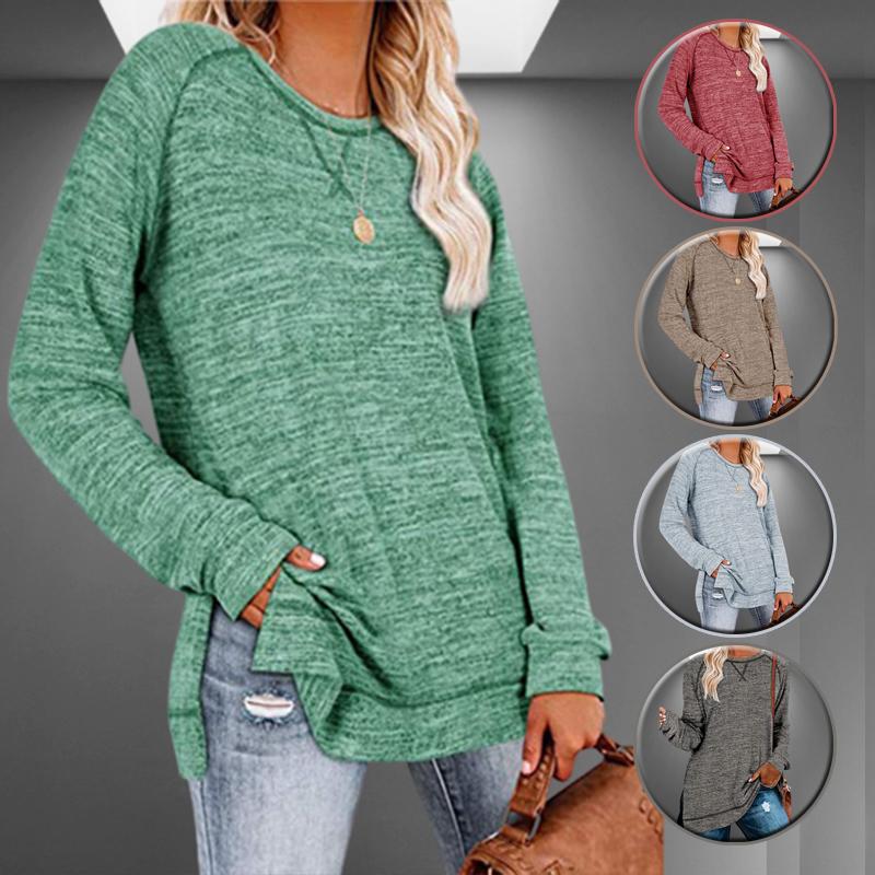 Women' Hoodies & Sweatshirts Autumn Loose Solid Color Split Fork Sweatshirt Tunic Clothing Long Sleeve Fashion Tops Ladies Irre, Light blue
Women' Hoodies & Sweatshirts Autumn Loose Solid Color Split Fork Sweatshirt Tunic Clothing Long Sleeve Fashion Tops Ladies Irre, Light blue