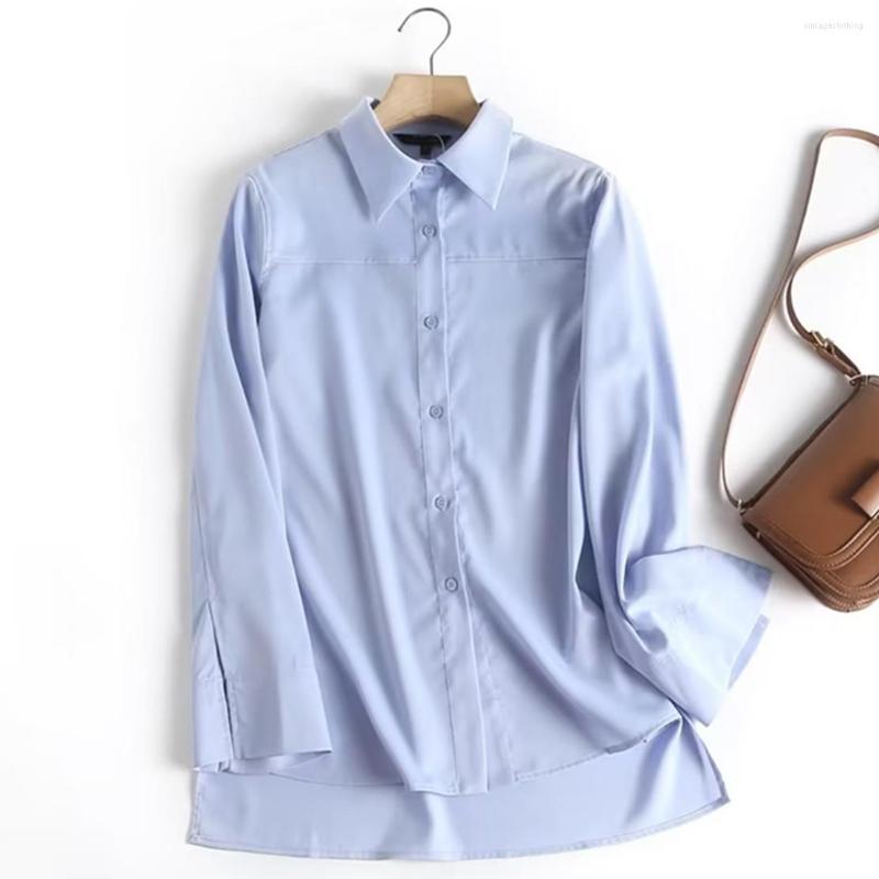 Women' Blouses Maxdutti Fashion Sky Blue Long Sleeve Blouse Women Clothing Casual Shirt
Women' Blouses Maxdutti Fashion Sky Blue Long Sleeve Blouse Women Clothing Casual Shirt