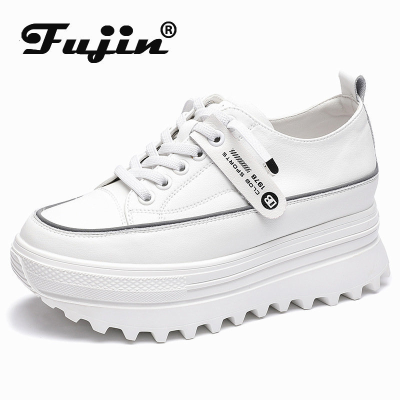 Dress Shoes Fujin 5.5cm Genuine Leather Platform Wedge Shoes Chunky Sneaker White Casual Shoes Comfortable Breathable Spring Autumn Shoes 230203
Dress Shoes Fujin 5.5cm Genuine Leather Platform Wedge Shoes Chunky Sneaker White Casual Shoes Comfortable Breathable Spring Autumn Shoes 230203