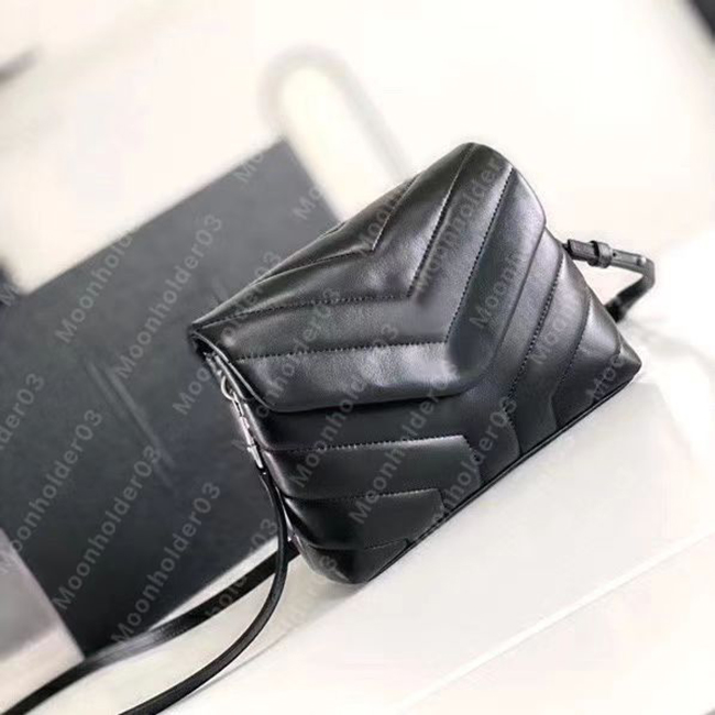 cross body loulou bag designer handbags women clutch purses black leather shoulder bag lou bag purse with original box date code classic flap handbag mini crossbody