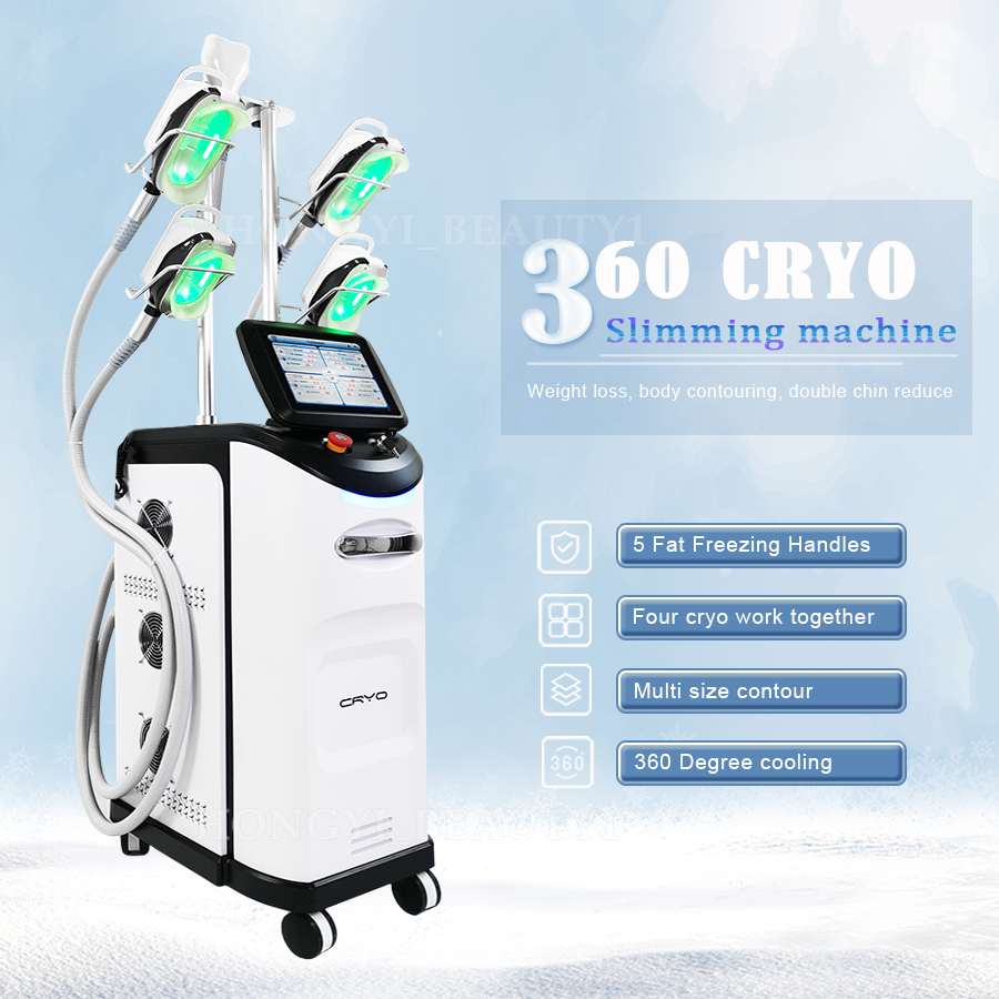 5 Cryo Handles Fat Freezing Body Sculpting Face Cryotherapy Cryolipolysis Beauty Equipment Precise Cooling Control 
5 Cryo Handles Fat Freezing Body Sculpting Face Cryotherapy Cryolipolysis Beauty Equipment Precise Cooling Control