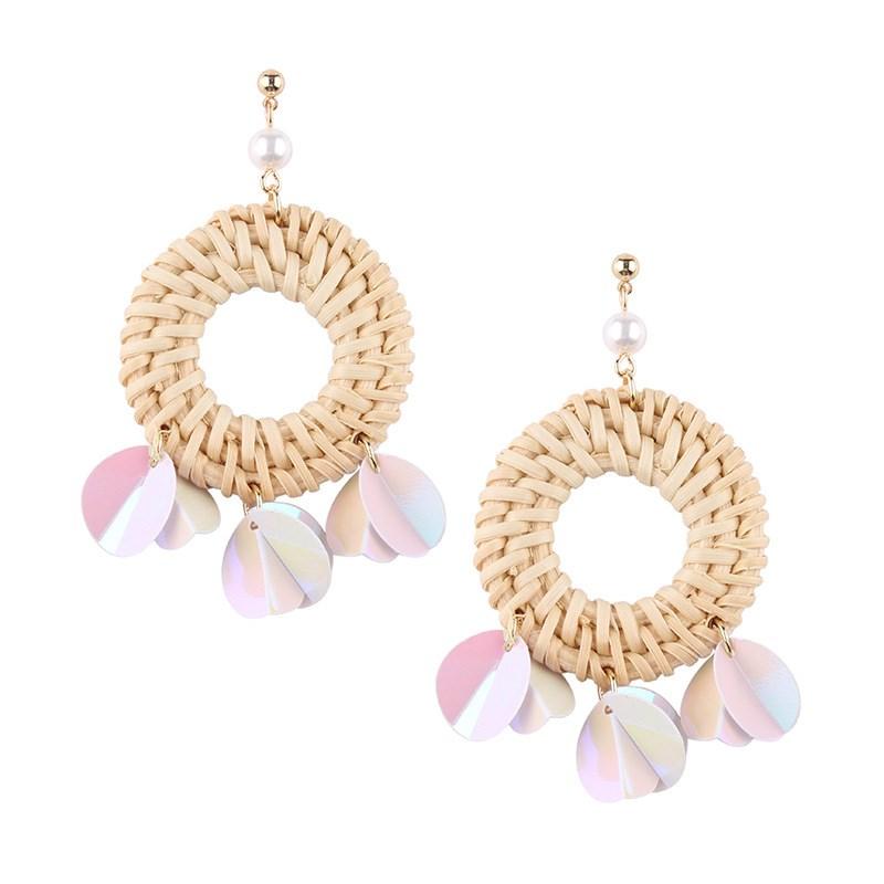 Dangle Earrings & Chandelier Fashion 2023 Trendy Rattan Knit Handmade Wooden Geometric Earring Sequins Round Circle Drop
Dangle Earrings & Chandelier Fashion 2023 Trendy Rattan Knit Handmade Wooden Geometric Earring Sequins Round Circle Drop