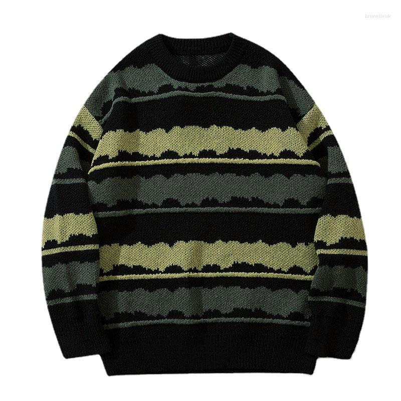 Men's Sweaters 2023oversized Streetwear Sweater Men Clothing Hip Hop Punk Knitwear Harajuku Vintage Jumper Striped Ugly, Black
Men's Sweaters 2023oversized Streetwear Sweater Men Clothing Hip Hop Punk Knitwear Harajuku Vintage Jumper Striped Ugly, Black