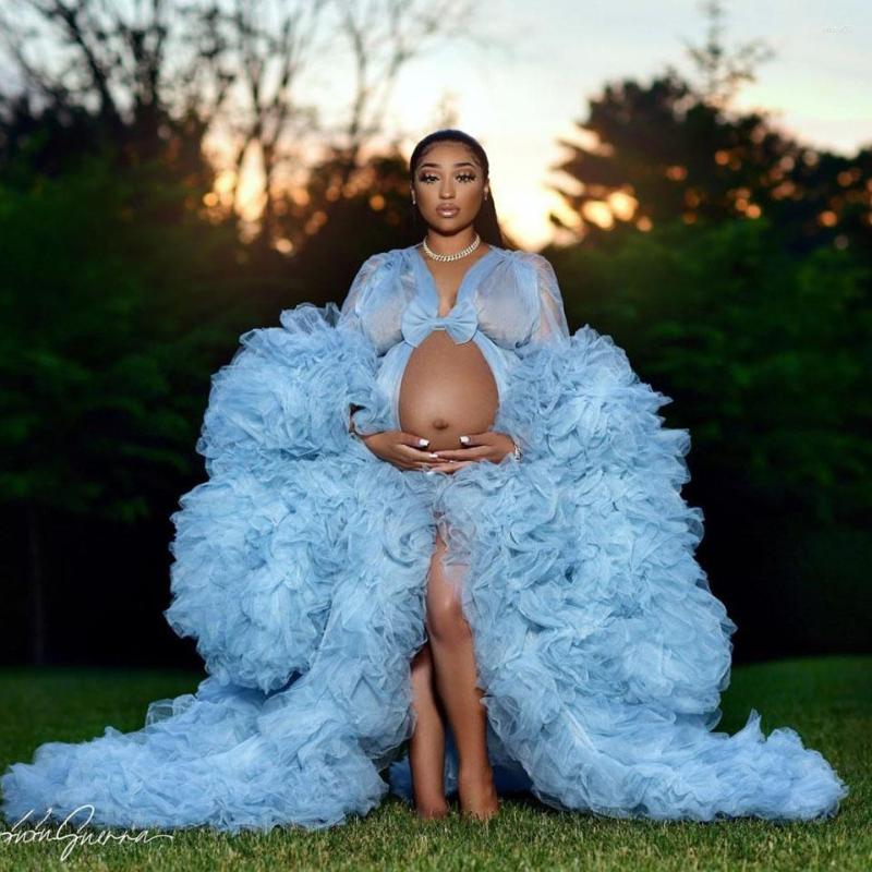 Women's Sleepwear Puffy Ruffled Tulle Maternity Dress Robes Extra Lush Ball Gown Women Sheer Dresses For Pography Party Gala Gowns Poshoots, Beige
Women's Sleepwear Puffy Ruffled Tulle Maternity Dress Robes Extra Lush Ball Gown Women Sheer Dresses For Pography Party Gala Gowns Poshoots, Beige
