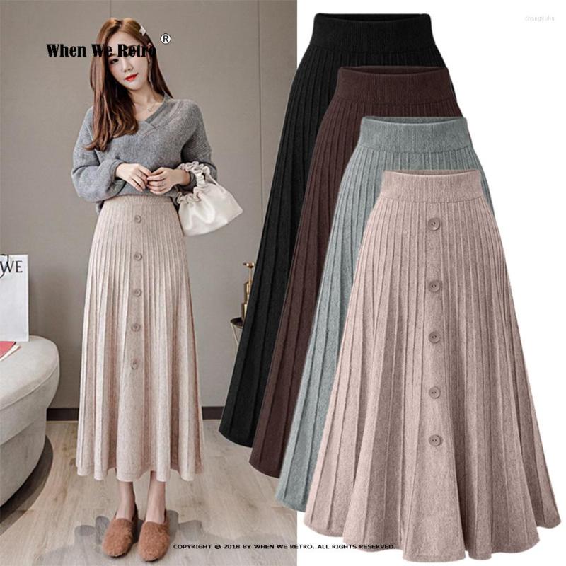 Skirts Female Autumn Winter Midi Skirt High Waist Loose Plus Size Long Knit Pleated Black Pink Maxi Elegant Korean VD3360, Coffee
Skirts Female Autumn Winter Midi Skirt High Waist Loose Plus Size Long Knit Pleated Black Pink Maxi Elegant Korean VD3360, Coffee