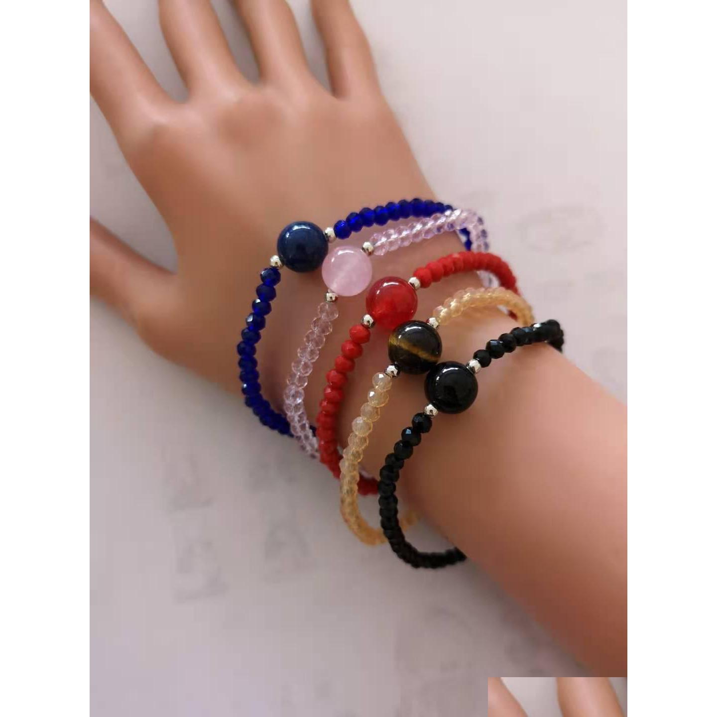 Beaded Gemstone Strand Bracelet Stretch Crystal Beads 5 Colors Single Healing Natural Stone Jewelry Bracelets Bangle Gift For Women Dhyof
Beaded Gemstone Strand Bracelet Stretch Crystal Beads 5 Colors Single Healing Natural Stone Jewelry Bracelets Bangle Gift For Women Dhyof