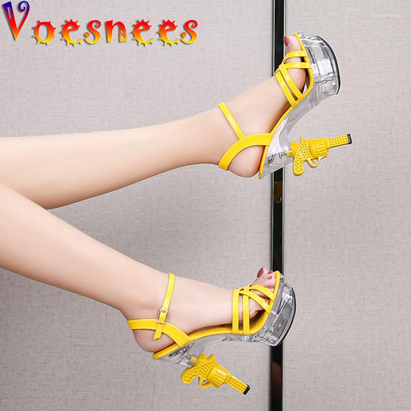 Sandals Voesnees Arrival Glowing Crystal Women Shoes Pistol Heel Female Summer Cross-tied 14cm High Heels Sexy Wedding, As picture shown
Sandals Voesnees Arrival Glowing Crystal Women Shoes Pistol Heel Female Summer Cross-tied 14cm High Heels Sexy Wedding, As picture shown