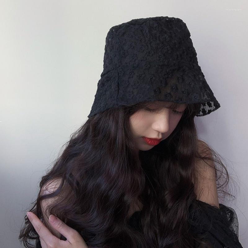 Wide Brim Hats Lace Flower Hollow Out Sun Hat Female White Black Transparent Fisherman Caps, Hy1496b
Wide Brim Hats Lace Flower Hollow Out Sun Hat Female White Black Transparent Fisherman Caps, Hy1496b