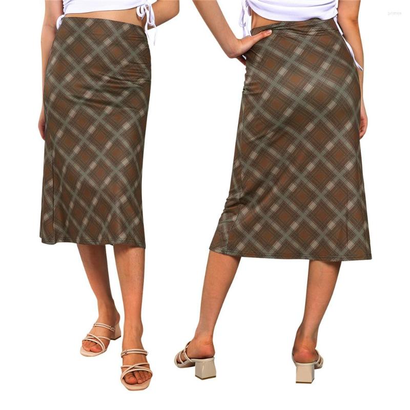Skirts Women Fashion Plaid Check Print Long Skirt Lady Elegant Straight Maxi Woman Summer Fall Casual High Waist 2023, Green
Skirts Women Fashion Plaid Check Print Long Skirt Lady Elegant Straight Maxi Woman Summer Fall Casual High Waist 2023, Green
