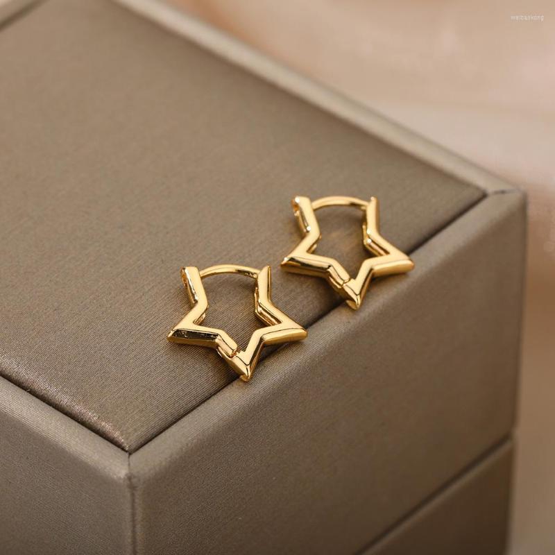 Hoop Earrings Geometric Star For Women Girl Stainless Steel Earring Jewelry Gift Charm Hypoallergenic Accessories Brincos
Hoop Earrings Geometric Star For Women Girl Stainless Steel Earring Jewelry Gift Charm Hypoallergenic Accessories Brincos