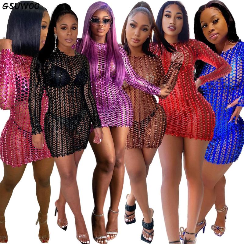 Casual Dresses GSUWOO Women' Hollow Out Long Sleeve Dress Nightclub Bronzing Burning Flowers Stretch Skinny Party Sexy Mini -XXL, Black
Casual Dresses GSUWOO Women' Hollow Out Long Sleeve Dress Nightclub Bronzing Burning Flowers Stretch Skinny Party Sexy Mini -XXL, Black