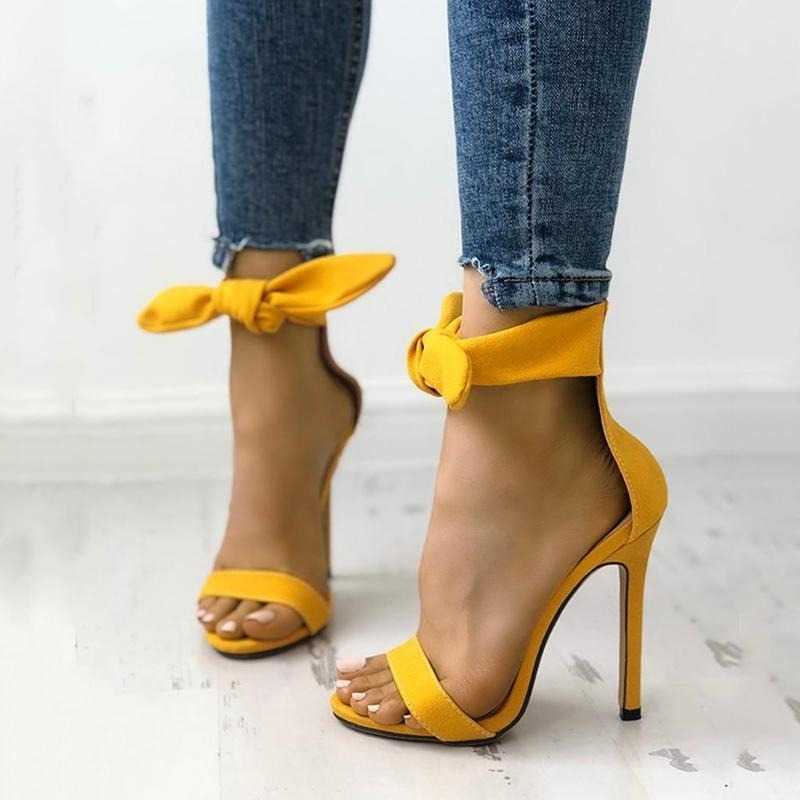 Dress Shoes Pink Yellow Suede High Heel Sandals Ankle Big Bowknot Gladiator Sandal Shoes Single Strap Thin Heel Pumps G230130, Black
Dress Shoes Pink Yellow Suede High Heel Sandals Ankle Big Bowknot Gladiator Sandal Shoes Single Strap Thin Heel Pumps G230130, Black