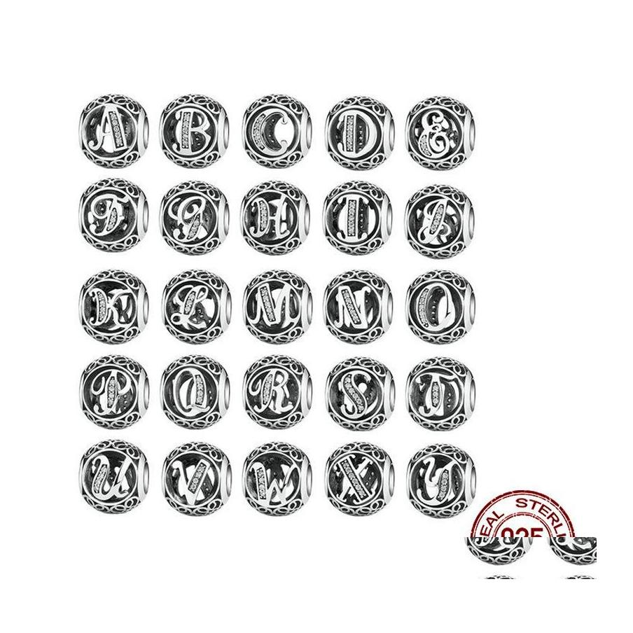Silver Authentic 925 Sterling Sier Vintage A To Z Letter Clear Cz 26 Alphabet Big Hole Beads Fit Charms Bracelets Bangle Jewelry Dro Otckh
Silver Authentic 925 Sterling Sier Vintage A To Z Letter Clear Cz 26 Alphabet Big Hole Beads Fit Charms Bracelets Bangle Jewelry Dro Otckh