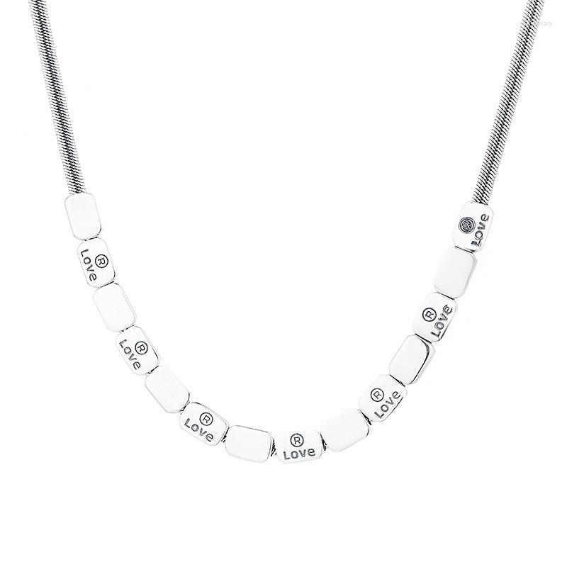 Chains 387L ZFSILVER 925 Sterling Silver Fashion Trendy Luxury Graceful Letter LOVE Rectangle Necklace For Women Wedding Charms Jewelry
Chains 387L ZFSILVER 925 Sterling Silver Fashion Trendy Luxury Graceful Letter LOVE Rectangle Necklace For Women Wedding Charms Jewelry
