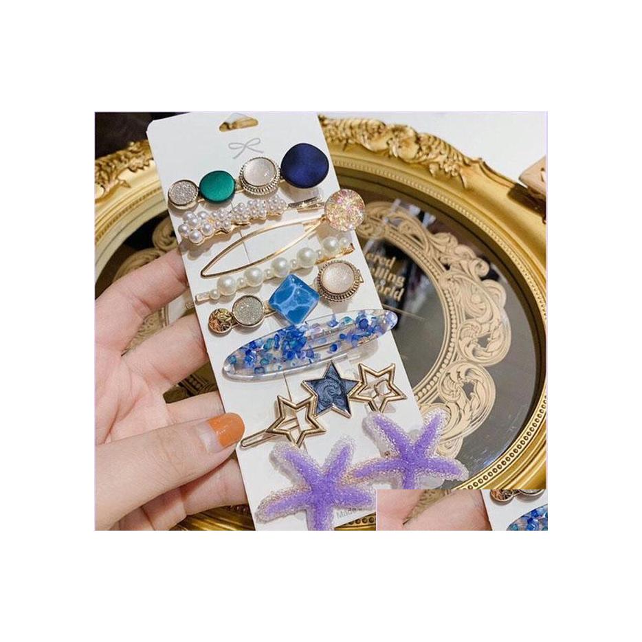 Hair Clips Barrettes Fashion Jewelry 8Pcs Barrette Set Headdress Hairpin Clip Bobby Pin Girls Lady Drop Delivery Hairjewelry Dhebc
Hair Clips Barrettes Fashion Jewelry 8Pcs Barrette Set Headdress Hairpin Clip Bobby Pin Girls Lady Drop Delivery Hairjewelry Dhebc