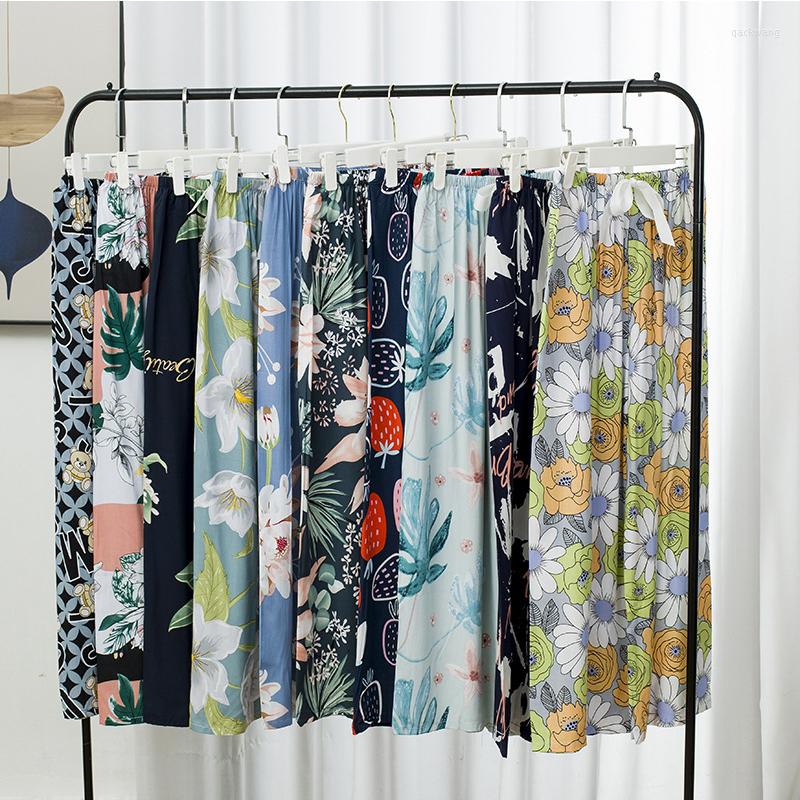 Women's Sleepwear Women's Summer Shorts Cotton Pajamas Thin Section Large Size High Waist Wide Leg Pants Flower Pattern Trousers, J-001
Women's Sleepwear Women's Summer Shorts Cotton Pajamas Thin Section Large Size High Waist Wide Leg Pants Flower Pattern Trousers, J-001