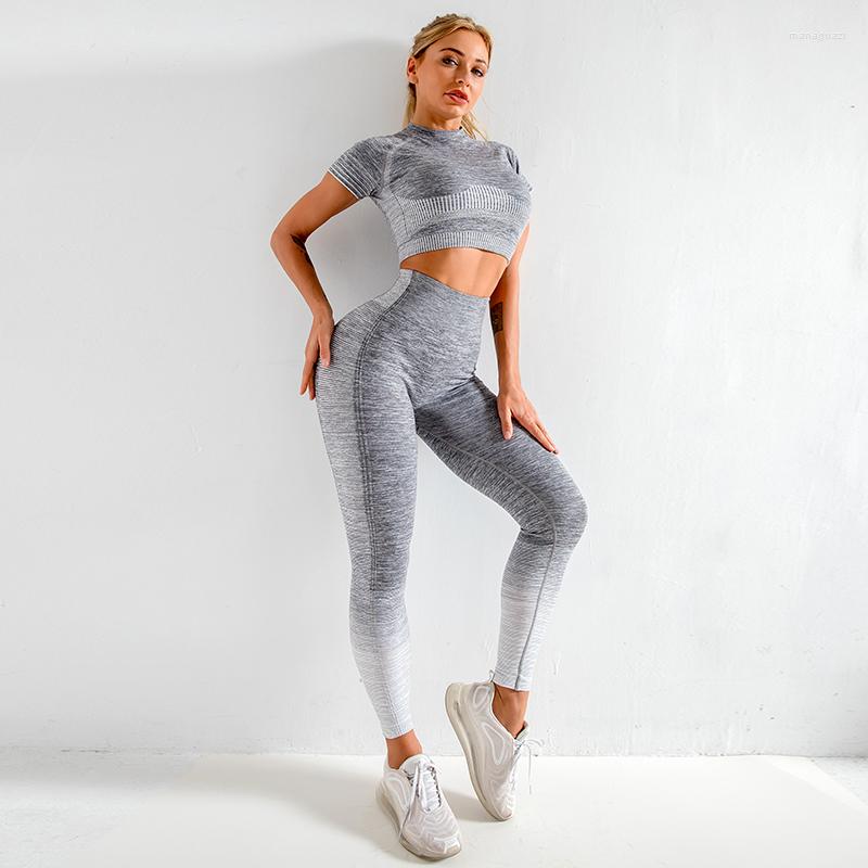 Active Sets Women Sports Tracksuit Seamless Yoga Set Bra And Short Sleeve Top With Fashion Leggings Gym 2/3pcs, 2pcs grey white
Active Sets Women Sports Tracksuit Seamless Yoga Set Bra And Short Sleeve Top With Fashion Leggings Gym 2/3pcs, 2pcs grey white