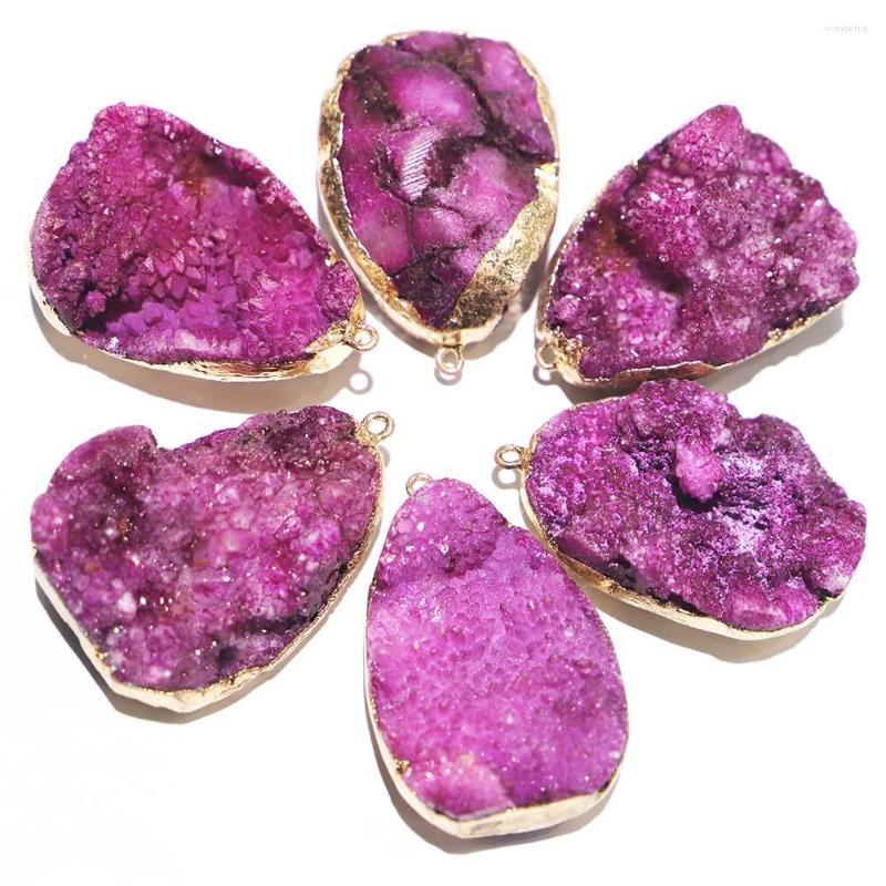 Pendant Necklaces Natural Stone Mei Red Crystal Druse Tooth Agate Irregular Mineral Healing Necklace DIY Jewelry Accessorie Wholesale 6Pcs
Pendant Necklaces Natural Stone Mei Red Crystal Druse Tooth Agate Irregular Mineral Healing Necklace DIY Jewelry Accessorie Wholesale 6Pcs