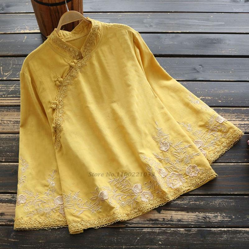 Ethnic Clothing 2023 Cheongsam Cotton Linen Vintage Qipao Shirt Women Blouse Chinese Traditional Top For
Ethnic Clothing 2023 Cheongsam Cotton Linen Vintage Qipao Shirt Women Blouse Chinese Traditional Top For
