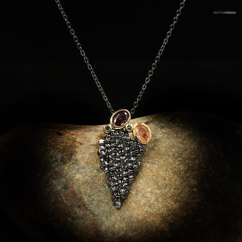 Chains CHARLINLIOL Neo-Gothic Antique Jewelry For Women Triangle Topaz Pendant Necklace Vintage Tungsten Costume Neck Charms1
Chains CHARLINLIOL Neo-Gothic Antique Jewelry For Women Triangle Topaz Pendant Necklace Vintage Tungsten Costume Neck Charms1