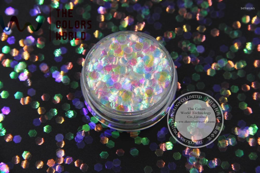 Nail Glitter TCR22 American Fantasy Iridescent Colorful Dust Hexagon Shape 3MM Size For Art Or Other DIY Decoration
Nail Glitter TCR22 American Fantasy Iridescent Colorful Dust Hexagon Shape 3MM Size For Art Or Other DIY Decoration