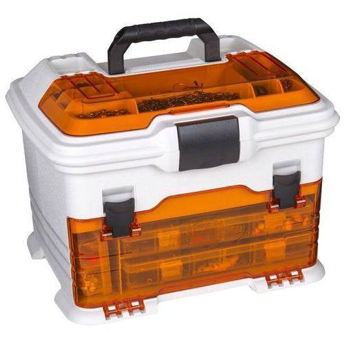 Flambeau Outdoors T4P Pro Multiloader Portable Fishing Tackle Storage Box with Zerust Anti Corrosion Technology White/Orange
Flambeau Outdoors T4P Pro Multiloader Portable Fishing Tackle Storage Box with Zerust Anti Corrosion Technology White/Orange