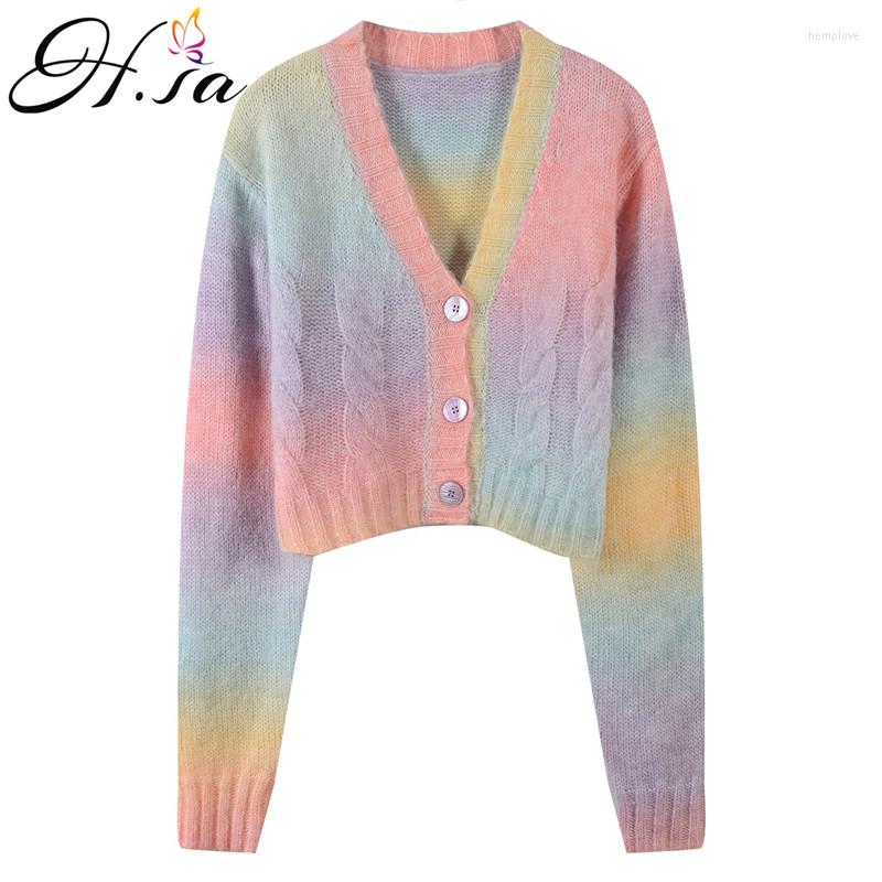 Women's Knits H.SA 2023 Spring Autumn Women Short Cardigans Rainbow Coloful Twisted Sweater Tops Knitted Striped Cardigan, Lm19616-c
Women's Knits H.SA 2023 Spring Autumn Women Short Cardigans Rainbow Coloful Twisted Sweater Tops Knitted Striped Cardigan, Lm19616-c