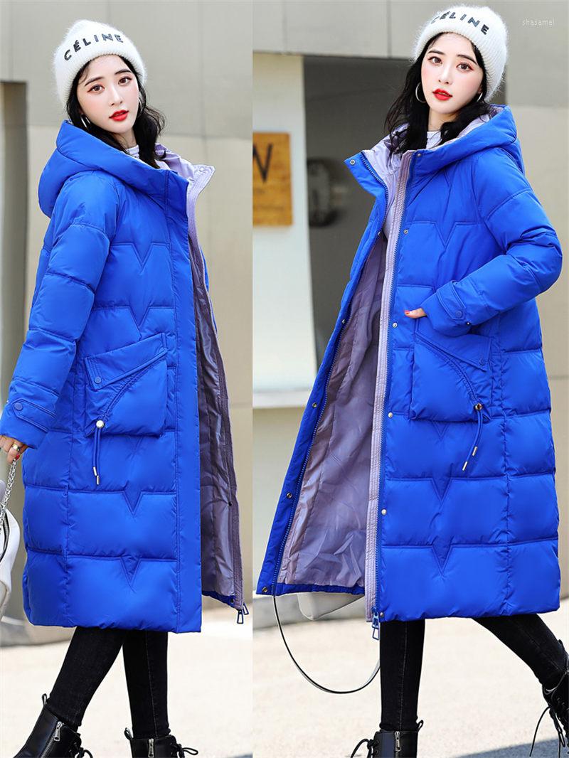 Women's Trench Coats Glossy Jacket Women Down Padded Winter Mid-Length Coat 2023 Korean Cotton Wadded Overcoat Loose Warm Hooded Abrigos, Black
Women's Trench Coats Glossy Jacket Women Down Padded Winter Mid-Length Coat 2023 Korean Cotton Wadded Overcoat Loose Warm Hooded Abrigos, Black