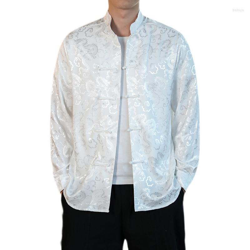 Ethnic Clothing Mannen Wit Satijn Mandarijn Kraag Zijde Shirts Chinese Jurk Shirt Grote Maat Met Draak Rode Nieuwe Jaar Kleding Oversized
Ethnic Clothing Mannen Wit Satijn Mandarijn Kraag Zijde Shirts Chinese Jurk Shirt Grote Maat Met Draak Rode Nieuwe Jaar Kleding Oversized