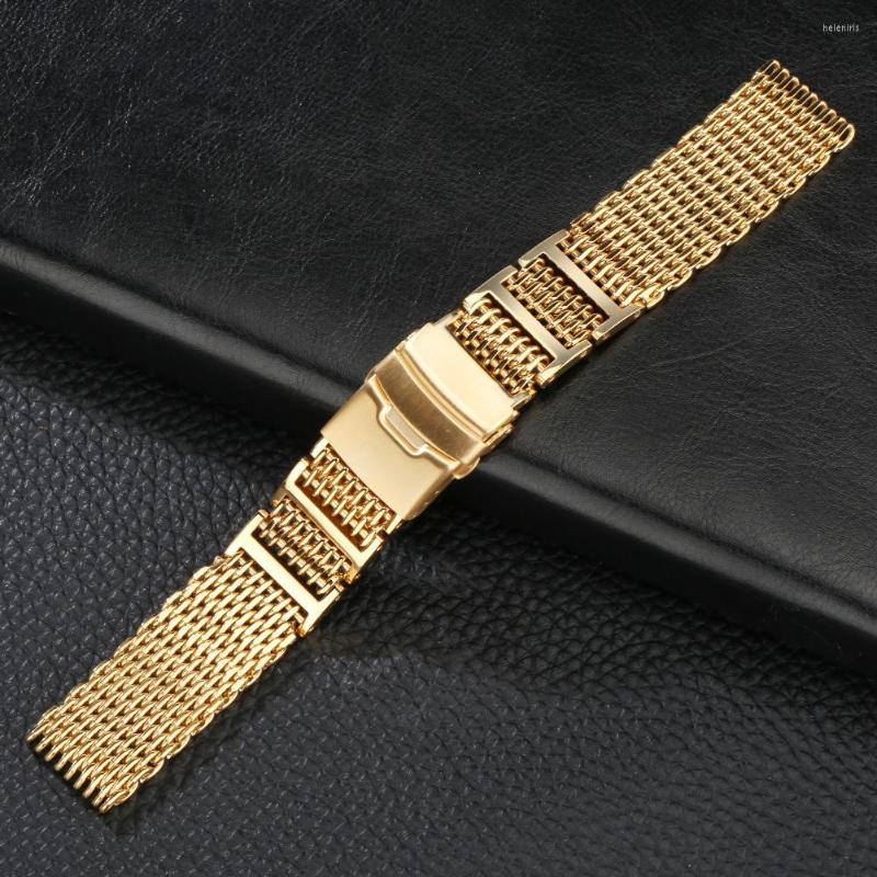 Watch Bands Universal Stainless Steel Watchbands 20mm 22mm 24mm Gold/Rose Gold/Blue Replacement Wrist Strap With Folding Clasp Safety
Watch Bands Universal Stainless Steel Watchbands 20mm 22mm 24mm Gold/Rose Gold/Blue Replacement Wrist Strap With Folding Clasp Safety