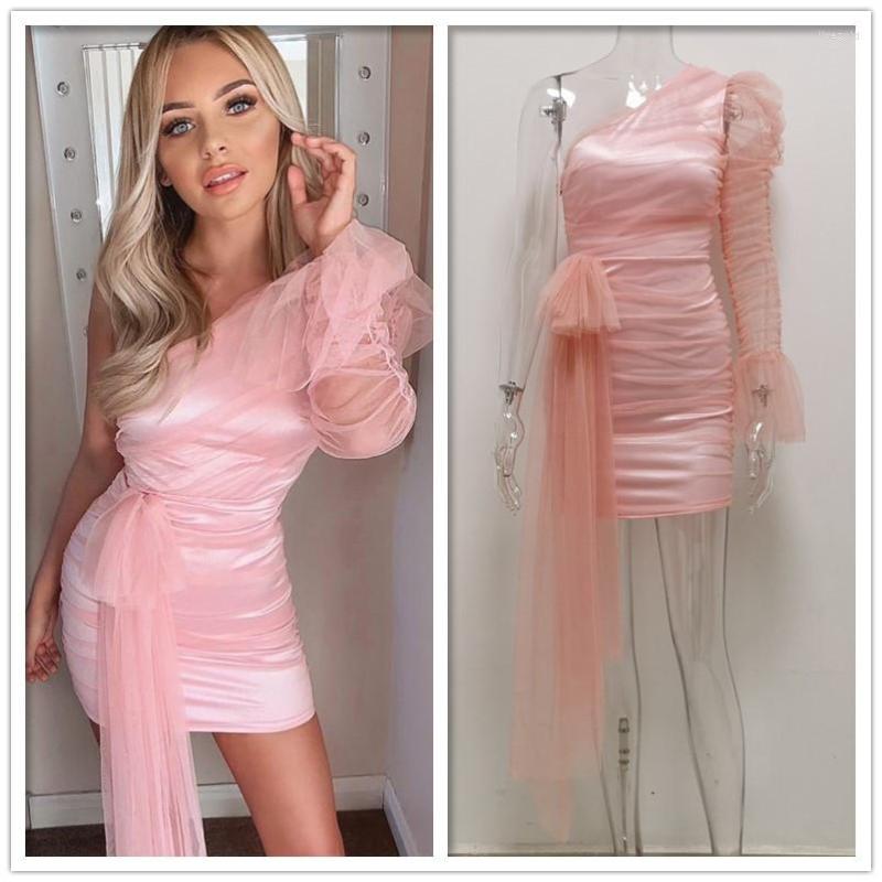 Party Dresses One Shoulder Cocktail Long Sleeves Pink Sexy Short Mini Fuchsia Homecoming Dress Gown YSAN545
Party Dresses One Shoulder Cocktail Long Sleeves Pink Sexy Short Mini Fuchsia Homecoming Dress Gown YSAN545