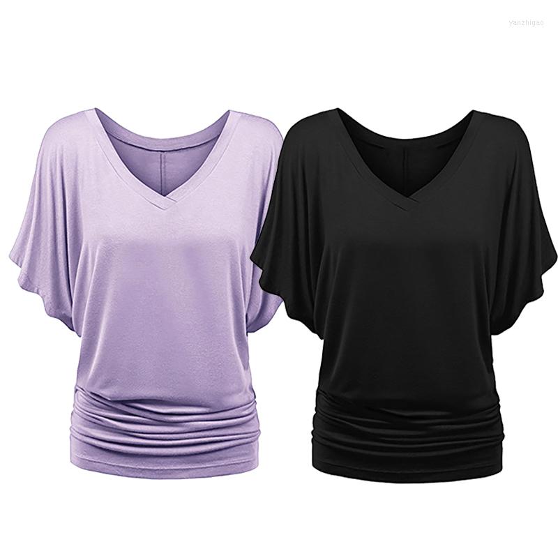 Women's T Shirts ROSEGAL Women's Plus Size T-shirts Batwing Sleeves V Neck Tee Casual Half Sleeve Tops Solid Color, Black
Women's T Shirts ROSEGAL Women's Plus Size T-shirts Batwing Sleeves V Neck Tee Casual Half Sleeve Tops Solid Color, Black