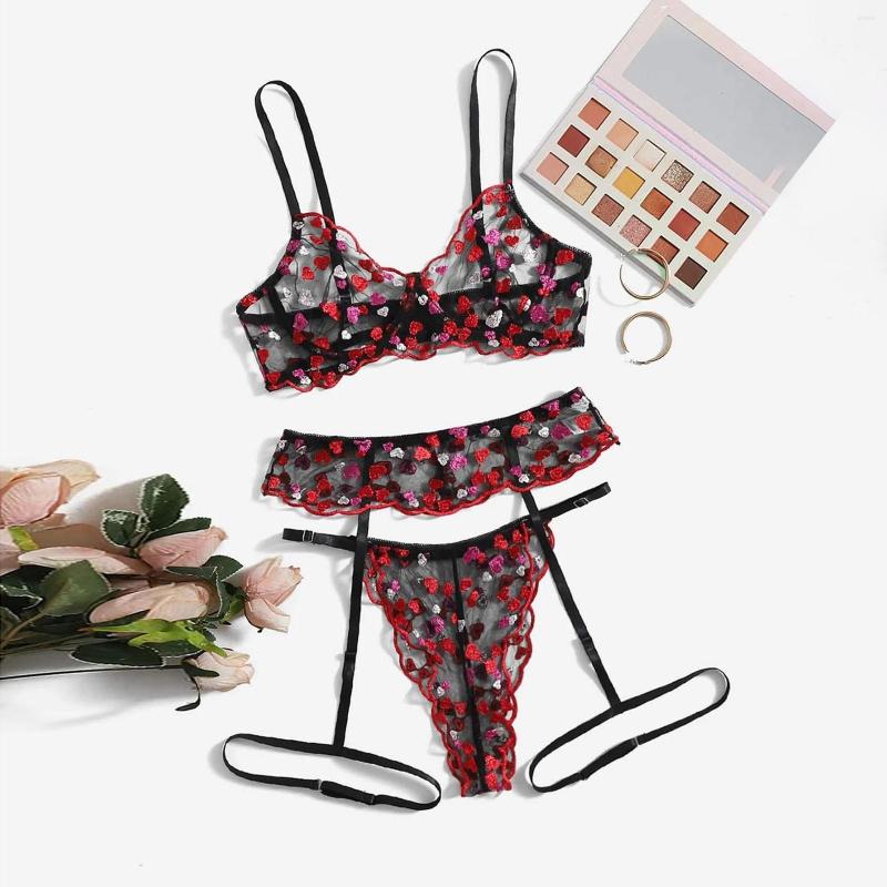 Bras Sets Women's Sexy Lace Three-piece Set Suit Wireless Bra Exotic Underwear Panties Seamless Breathable Lingerie Female Gifts, Black
Bras Sets Women's Sexy Lace Three-piece Set Suit Wireless Bra Exotic Underwear Panties Seamless Breathable Lingerie Female Gifts, Black