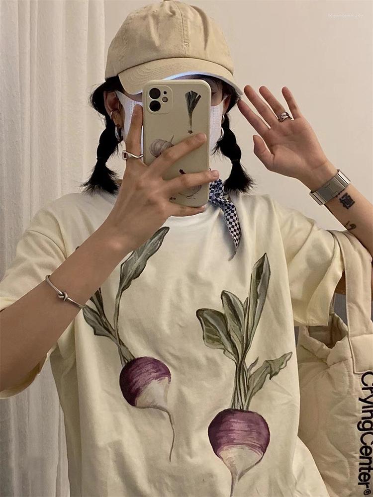Women's T Shirts White TShirts Women Summer Cute Radish Pattern Short Sleeved Loose T-shirt Harajuku Grunge Aesthetic Clothes, White t shirts
Women's T Shirts White TShirts Women Summer Cute Radish Pattern Short Sleeved Loose T-shirt Harajuku Grunge Aesthetic Clothes, White t shirts