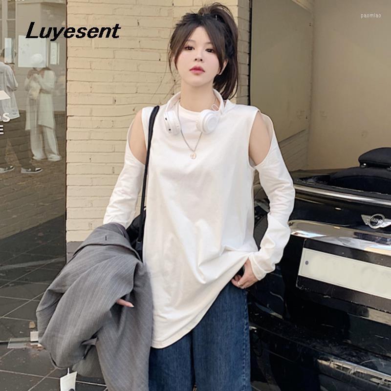 Women's T Shirts Women Solid White O Neck Long Sleeve Basic T-shirt 2023 Autumn Lady Hollow Out Off Shoulder Loose Shirt Korean Fashion
Women's T Shirts Women Solid White O Neck Long Sleeve Basic T-shirt 2023 Autumn Lady Hollow Out Off Shoulder Loose Shirt Korean Fashion