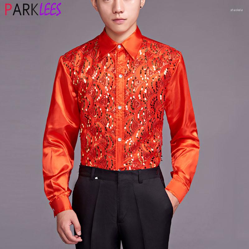 Men' Casual Shirts Shiny Red Sequin Glitter Shirt Men 2023 Brand Slim Fit Long Sleeve Satin Mens Club Party Prom Stage Chemise Homme, Sky blue
Men' Casual Shirts Shiny Red Sequin Glitter Shirt Men 2023 Brand Slim Fit Long Sleeve Satin Mens Club Party Prom Stage Chemise Homme, Sky blue
