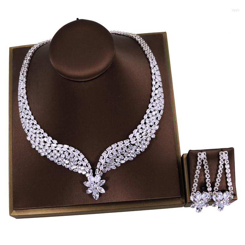 Necklace Earrings Set Enviable Round Zircon Rhinestone For Bridal Wedding Party Ladies Jewelry Accessories Wholesale, Picture shown
Necklace Earrings Set Enviable Round Zircon Rhinestone For Bridal Wedding Party Ladies Jewelry Accessories Wholesale, Picture shown
