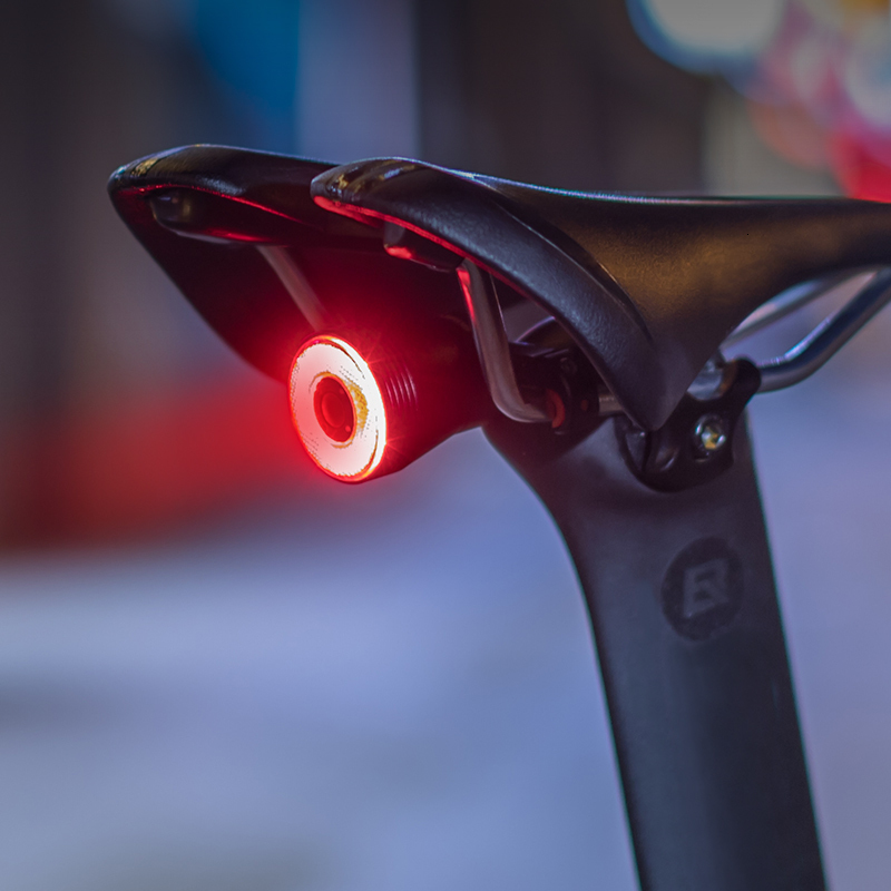 Bike Lights ROCKBROS Bicycle Smart Auto Brake Sensing IPx6 Waterproof LED Charging Cycling Taillight Rear Accessories Q5 230204