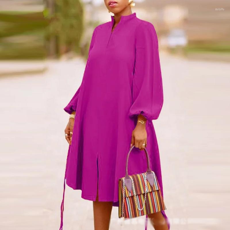 Casual Dresses Spring Autumn Women Dress Fashion Button Loose A-Line Commute Office Lantern Sleeve Lady Stand Collar Print Party, 02
Casual Dresses Spring Autumn Women Dress Fashion Button Loose A-Line Commute Office Lantern Sleeve Lady Stand Collar Print Party, 02