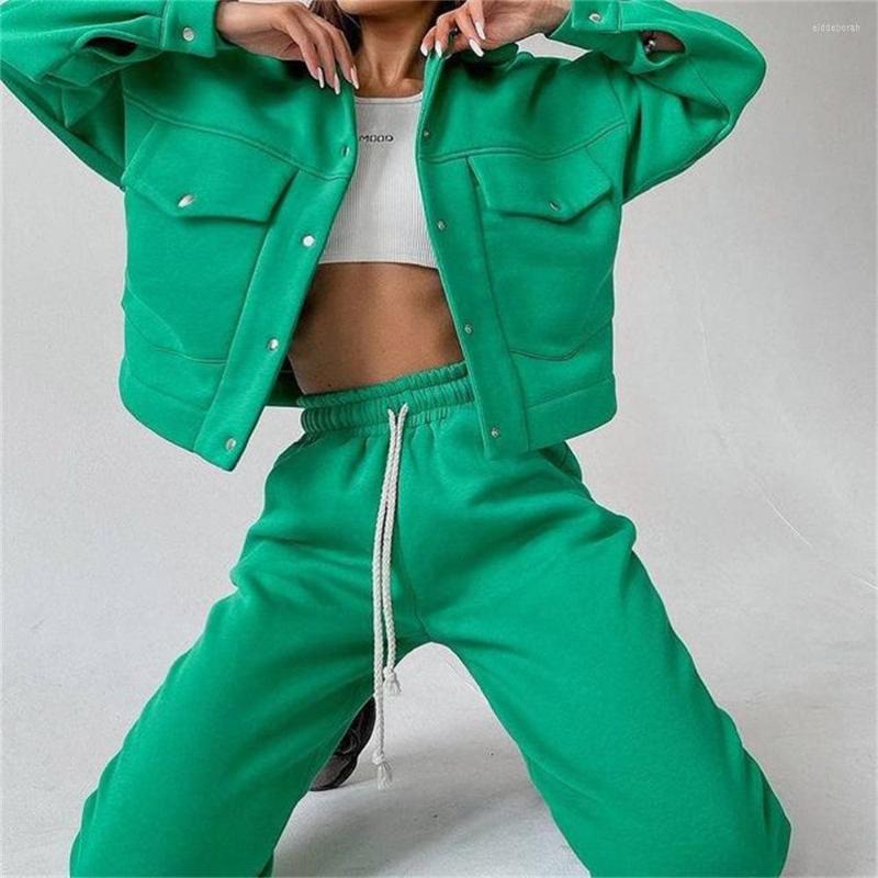 Women' Jackets 2023 Women Autumn Suits Long Sleeve Short Tops With Stretch Waist Pants Fashion Tracksuits Two Pieces Sets Ladies Outfits, Black
Women' Jackets 2023 Women Autumn Suits Long Sleeve Short Tops With Stretch Waist Pants Fashion Tracksuits Two Pieces Sets Ladies Outfits, Black